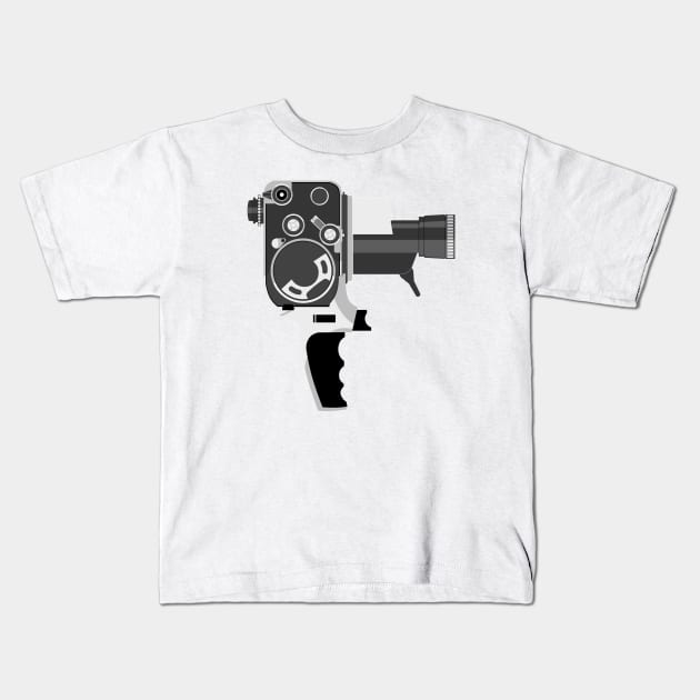 Retro Handle Camera Kids T-Shirt by AngoldArts